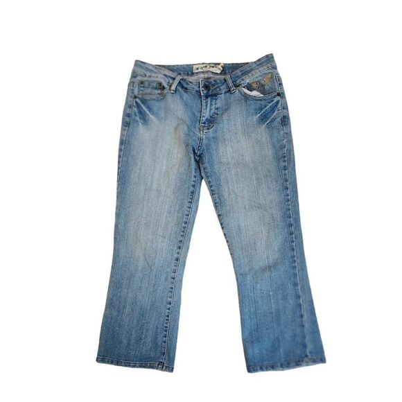 Long Chang Jeans Girls Size 29 Capri's - Picture 1 of 10